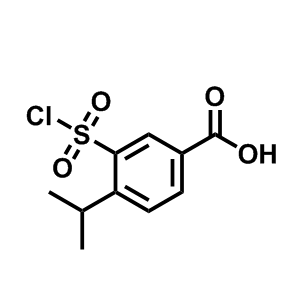 3-(氯磺?；?-4-異丙基苯甲酸,3-(Chlorosulfonyl)-4-isopropylbenzoic acid