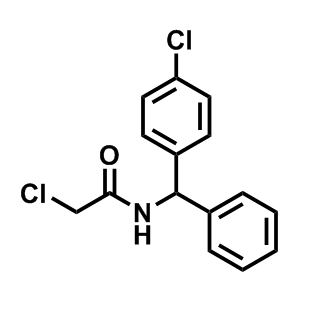 2-氯-N-((4-氯苯基)(苯基)甲基)乙酰胺,2-Chloro-N-((4-chlorophenyl)(phenyl)methyl)acetamide