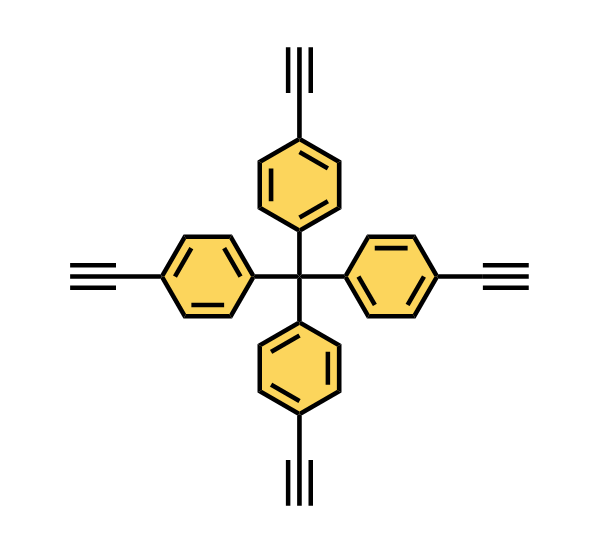 四(4-乙炔基苯)甲烷,tetrakis(4-ethynylphenyl)Methane