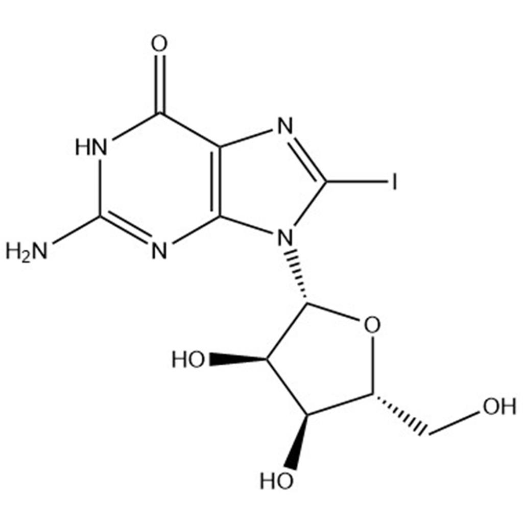 8-碘-鸟苷,8-Iodoguanosine