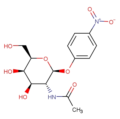 4-硝基苯基-2-乙酰氨基-2-脫氧-β-D-吡喃半乳糖苷,4-Nitrophenyl 2-acetamido-2-deoxy-β-D-galactopyranoside