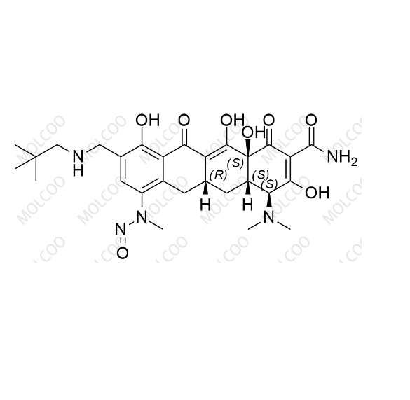 去甲基奥马环素亚硝基杂质1,Desmethyl Omadacycline Nitroso Impurity 1