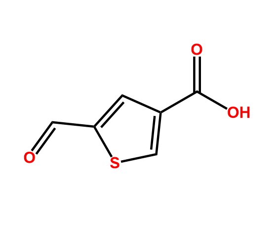 5-甲酰基噻吩-3-羧酸,5-Formyl-3-thiophenecarboxylic acid