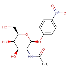 4-硝基苯基-2-乙酰氨基-2-脫氧-β-D-吡喃半乳糖苷,4-Nitrophenyl 2-acetamido-2-deoxy-β-D-galactopyranoside