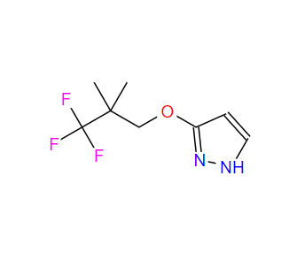 3-(3,3,3-Trifluoro-2,2-dimethylpropoxy)-1H-pyrazole,3-(3,3,3-Trifluoro-2,2-dimethylpropoxy)-1H-pyrazole