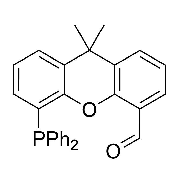 5-(二苯基膦基)-9,9-二甲基-9H-氧雜蒽-4-甲醛,5-(Diphenylphosphaneyl)-9,9-dimethyl-9H-xanthene-4-carbaldehyde