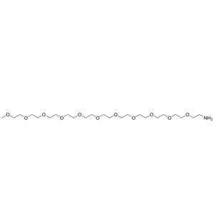 2,5,8,11,14,17,20,23,26,29,32-十一氧雜三十四烷-34-胺,m-PEG11-Amine