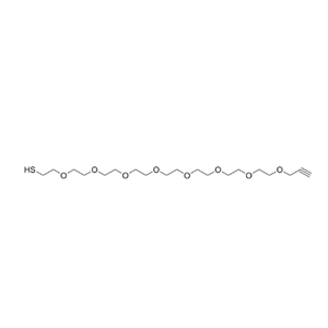 Propargyl-PEG8-thiol