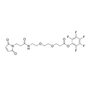 Maleimide-NH-PEG2-CH2CH2COOPFP Ester