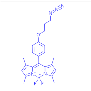 3-N3-丙氧基-BODIPY,4,4-difluoro-8-(4-(3-azidopropoxy))phenyl-1,3,5,7-tetramethyl-4-bora-3a,4 a-diaza-s-indaceneeca-1(12),4,6,8,10-pentaene