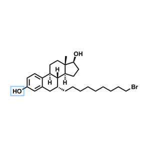 (7α,17β)-7-(9-溴壬基)雌甾-1,3,5(10)-三烯-3,17-二醇  