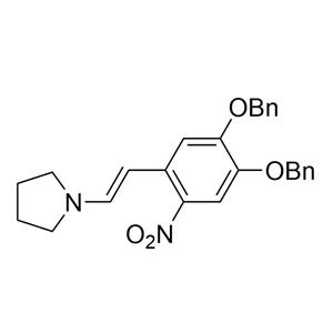 (E)-1-(4,5-雙(芐氧基)-2-硝基苯乙烯基)吡咯烷,1-(4,5-Bis(benzyloxy)-2-nitrostyryl)pyrrolidine