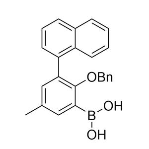 (2-(benzyloxy)-5-methyl-3-(naphthalen-1-yl)phenyl)boronic acid