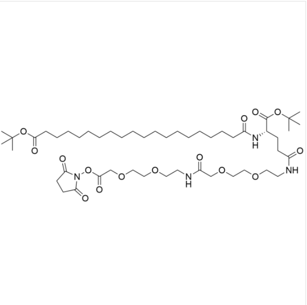 tBuO-ICO-Glu(AEEA-AEEA-OSu)-OtBu,tBuO-ICO-Glu(AEEA-AEEA-OSu)-OtBu