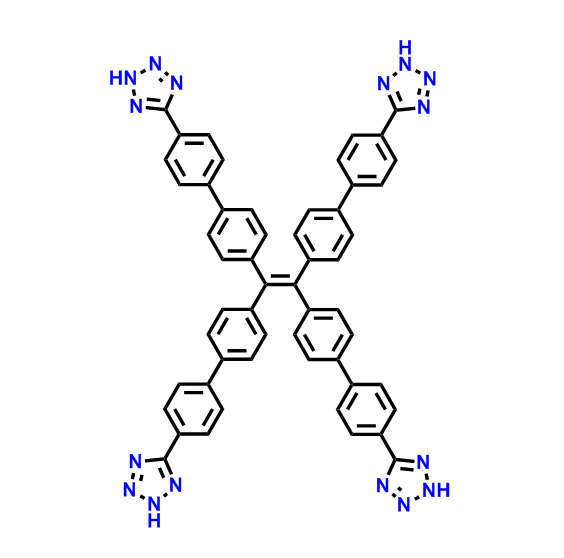 1,1,2,2-四（4'-（2H-四唑-5-基）-[1,1'-联苯]-4-基）乙烯,1,1,2,2-tetrakis(4'-(2H-tetrazol-5-yl)-[1,1'-biphenyl]-4-yl)ethene