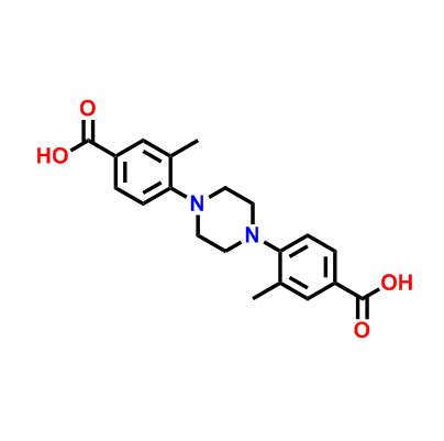 4,4'-（哌嗪-1,4-二基）双（3-甲基苯甲酸）,4,4'-(piperazine-1,4-diyl)bis(3-methylbenzoic acid)