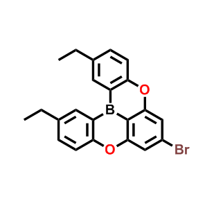 7-溴-2,12-二乙基-5,9-二氧代-13b-"并[3,2,1-de]蒽,7-bromo-2,12-diethyl-5,9-dioxa-13b-boranaphtho[3,2,1-de]anthracene