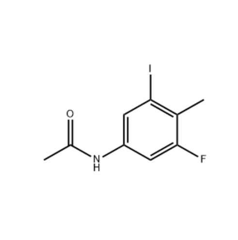 N-(3-氟-5-碘-4-甲基苯基)乙酰胺,N-(3-fluoro-5-iodo-4-methyl-phenyl)acetamide