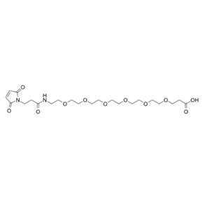 马来酰亚胺-酰胺-六聚乙二醇-丙酸,Maleimide-NH-PEG6-