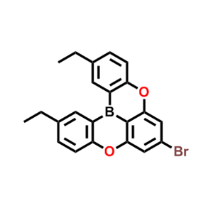 7-溴-2,12-二乙基-5,9-二氧代-13b-"并[3,2,1-de]蒽,7-bromo-2,12-diethyl-5,9-dioxa-13b-boranaphtho[3,2,1-de]anthracene