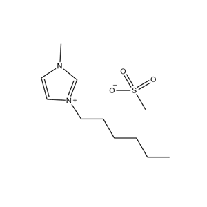 1-己基-3-甲基咪唑甲烷磺酸鹽,1-hexyl-3-methylimidazolium methanesulfonate