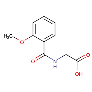 (2-甲氧基苯甲酰基氨基)-乙酸,2-[(2-methoxybenzoyl)amino]acetic acid