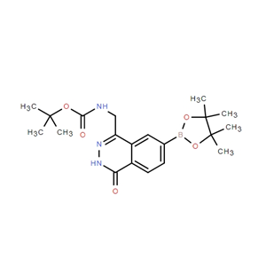 ((4-氧代-7-(4,4,5,5-四甲基-1,3,2-二氧硼烷-2-基)-3,4-二氢酞嗪-1-基)甲基)  氨基甲酸叔丁酯(2629316-13-6)