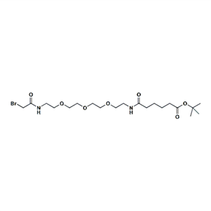 溴乙酰胺-PEG3-酰胺-C4-叔丁酯,Bromoacetamido-PEG3-NHCO-C4-t-butyl ester