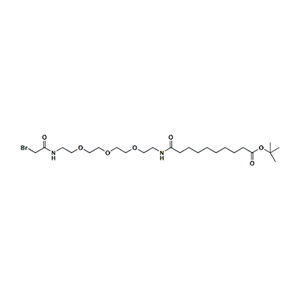 溴乙酰胺-PEG3-酰胺-C8-叔丁酯