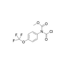 N-氯甲酰基-N-[4-(三氟甲氧基)苯基]氨基甲酸甲酯,Methyl N-carbonochloridoyl-N-[4-(trifluoromethoxy)phenyl]carbamate