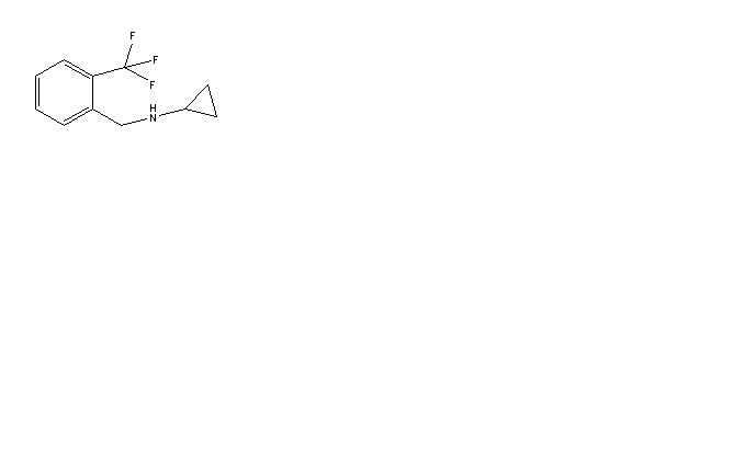 N-{[2-(三氟甲基)苯基]甲基}环丙胺,N-[2-(trifluoromethyl)benzyl]cyclopropanamine