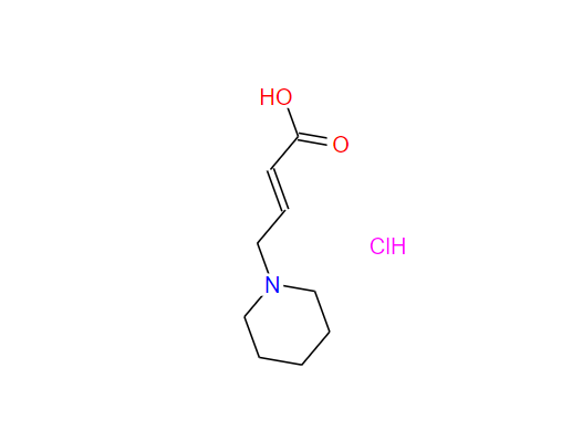 (2E)-4-(1-哌啶基)-2-丁烯酸盐酸盐,(E)-4-piperidin-1-ylbut-2-enoic acid hydrochloride