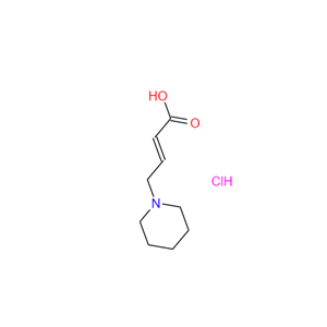 (2E)-4-(1-哌啶基)-2-丁烯酸盐酸盐