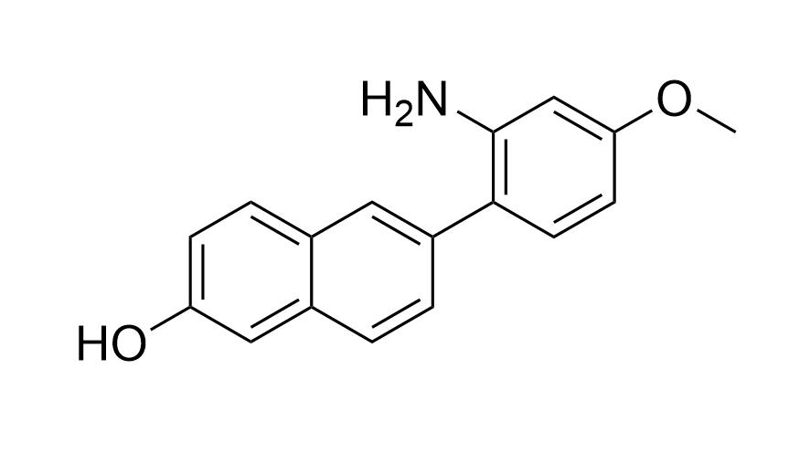 6-（2-氨基-4-甲氧基苯基）-2-萘醇,6-(2-amino-4-methoxyphenyl)naphthalen-2-ol