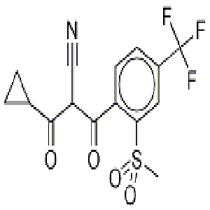 3-环丙基-2-[2-(甲磺酰)-4-(三氟甲基)苯甲酰]-3-氧代丙腈