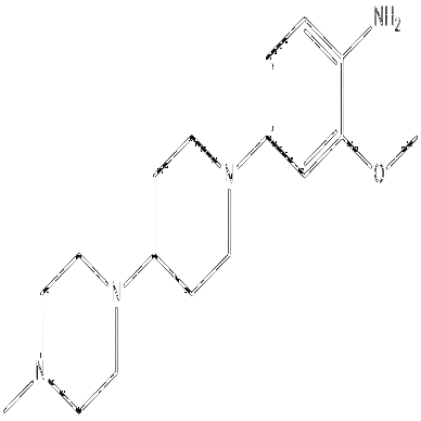 2-甲氧基-4-[4-(4-甲基-1-哌嗪基）-1-哌嗪基]-鹽酸苯胺,2-Methoxy-4-[4-(4-methylpiperazin-1-yl)piperidin-1-yl]aniline