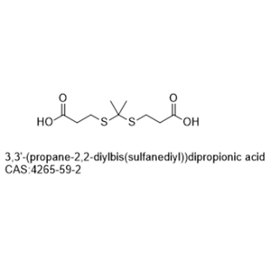 3,3'-(propane-2,2-diylbis(sulfanediyl))dipropionic acid