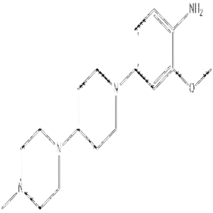 2-甲氧基-4-[4-(4-甲基-1-哌嗪基）-1-哌嗪基]-盐酸苯胺,2-Methoxy-4-[4-(4-methylpiperazin-1-yl)piperidin-1-yl]aniline