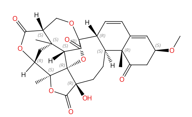 3β-甲氧基-2,3-二氫-4,7-二脫氫酸漿苦素B,3β-Methoxy-2,3-dihydro-4,7- didehydrophysalin B