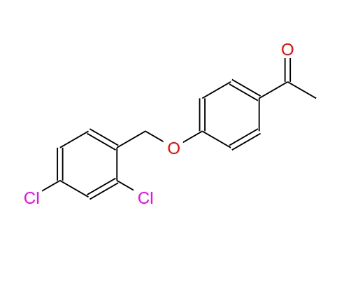 1-(4-((2,4-二氯芐基)氧基)苯基)乙烷-1-酮,1-(4-[(2,4-DICHLOROBENZYL)OXY]PHENYL)-1-ETHANONE