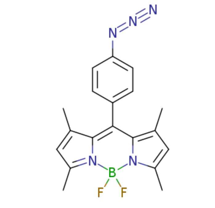 疊氮苯-BODIPY,4,4-Difluoro-8(4'-cyanophenyl)-1,3,5,7-tetra