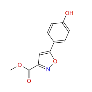 5-(4-羟基苯基)异噁唑-3-甲酸甲酯,methyl 5-(4-hydroxyphenyl)isoxazole-3-carboxylate