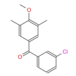 (3-氯苯基)(4-甲氧基-3,5-二甲基苯基)甲酮