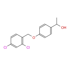 1-(4-[(2,4-二氯芐基)氧基]苯基)-1-乙醇