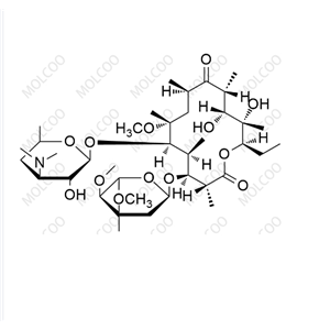 克拉霉素EP杂质P    4'',6-Di-O-MethylerythroMycin   “Molcoo”品牌独立自主研发 杂质 现货 定制