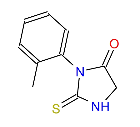 3-(2-甲基苯基)-2-硫氧代咪唑-4-酮,3-(2-methylphenyl)-2-sulfanylideneimidazolidin-4-one