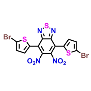 4,7-雙(5-溴噻吩-2-基)-5,6-二硝基-2,1,3-苯并噻二唑,4,7-bis(5-bromothiophen-2-yl)-5,6-dinitro-2,1,3-benzothiadiazole