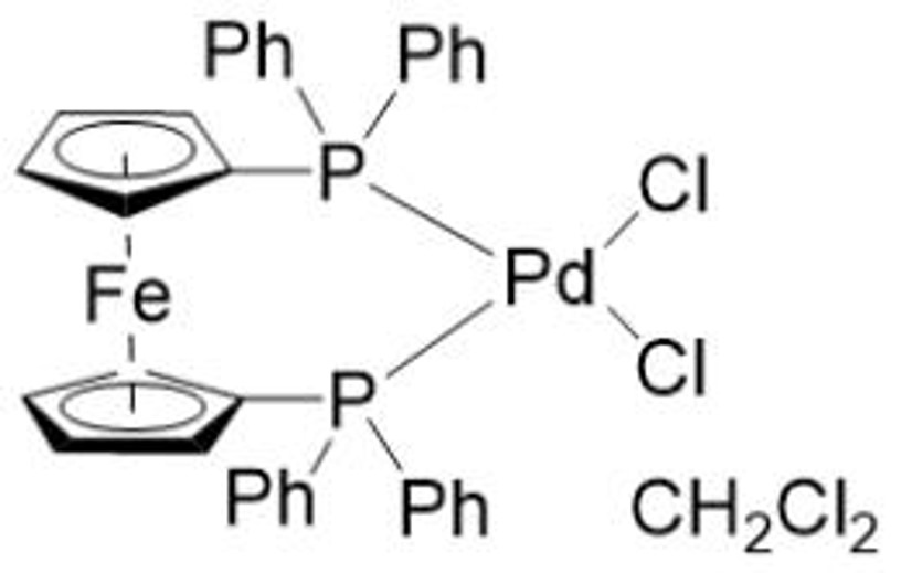 1,1'-雙(二苯膦基)二茂鐵二氯化鈀(II)二氯甲烷復(fù)合物,1,1'-Bis(diphenylphosphino)ferrocene-palladium(II)dichloride dichloromethane complex