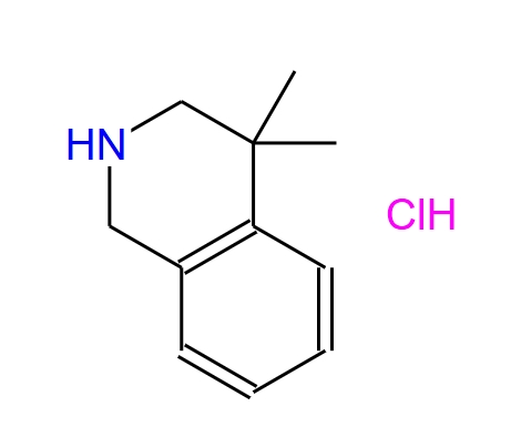 4,4-二甲基-1,2,3,4-四氢异喹啉盐酸盐,4,4-Dimethyl-1,2,3,4-tetrahydroisoquinoline hydrochloride