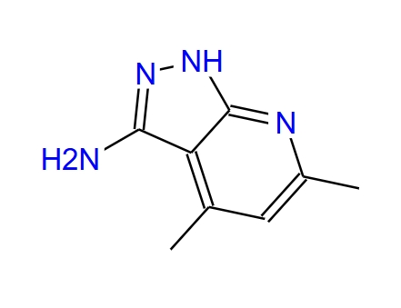 4,6-二甲基-3-氨基吡唑并[3,4-B]吡啶,4,6-DIMETHYL-1H-PYRAZOLO[3,4-B]PYRIDIN-3-AMINE